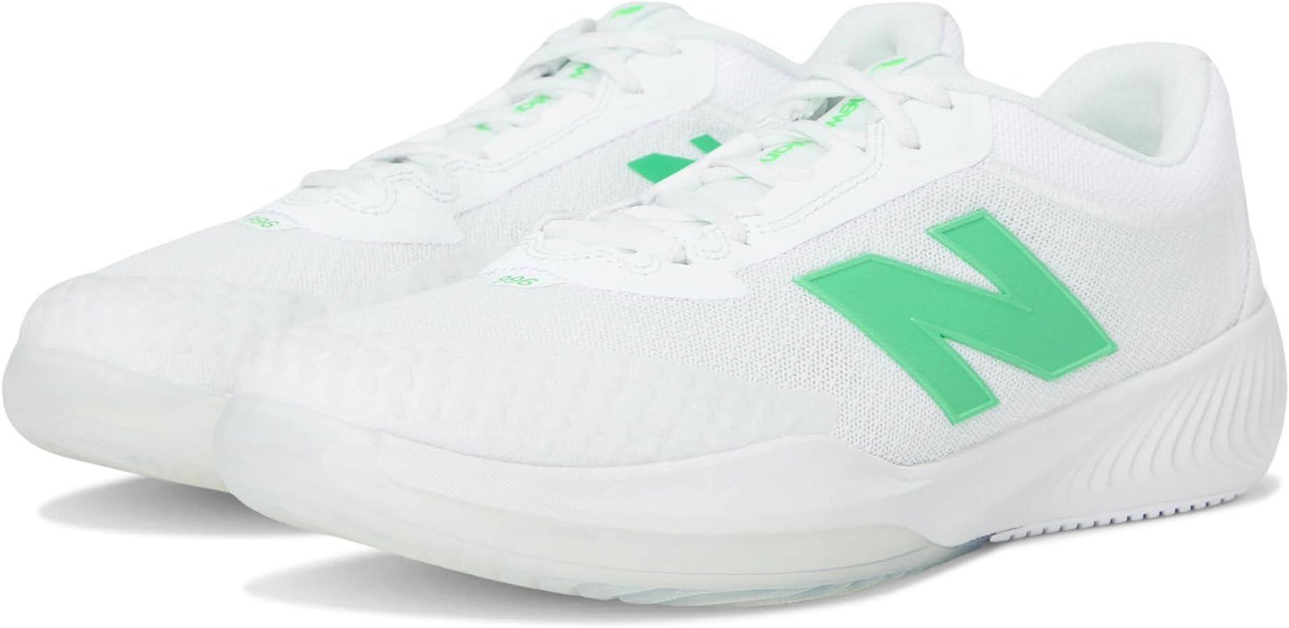 

Кроссовки New Balance FuelCell 996v5 Tennis Shoes, цвет White/Green Apple