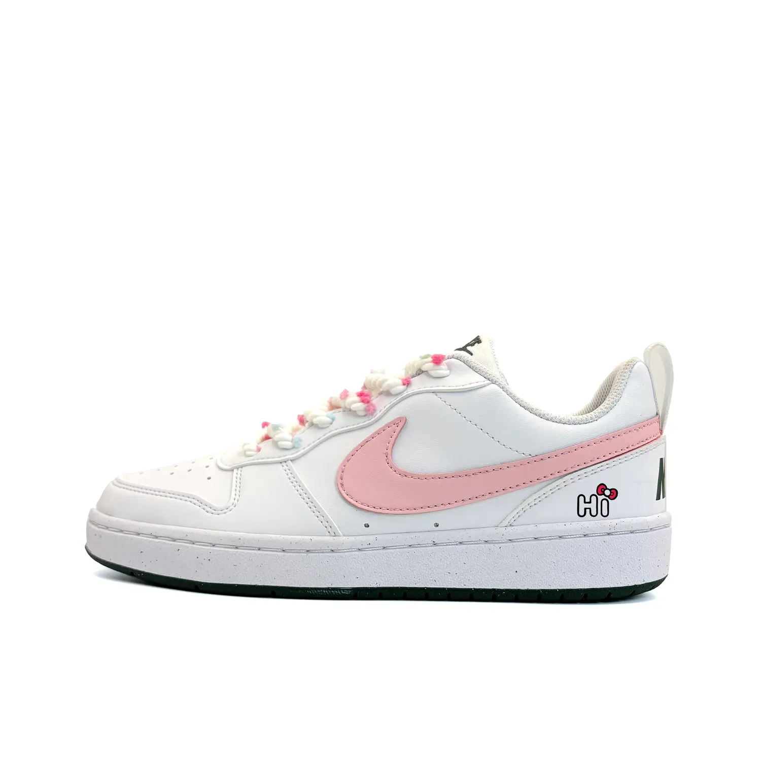 

Nike Кроссовки Court Borough Hi Slip Resistant Abrasion Resistant Skateboard Shoes White Kids'