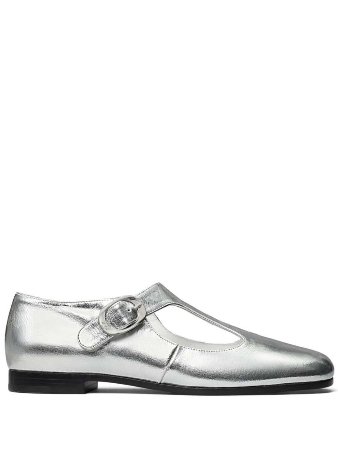 

Tory Burch балетки Violet T-Strap, серебряный