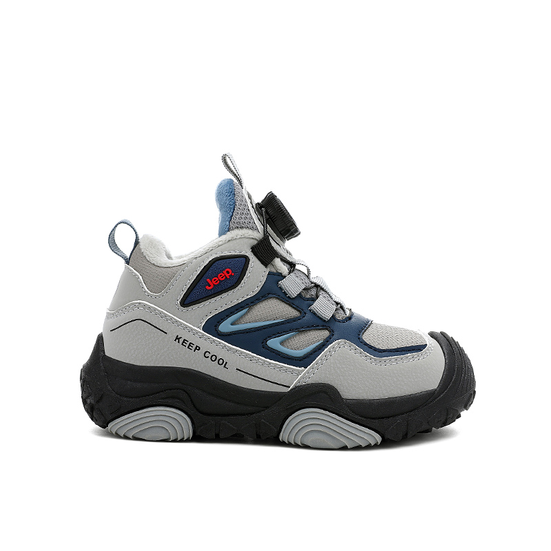 Jeep Детские высокие кроссовки Lifestyle из синтетической кожи Anti Kick Waterproof Thermal — фото 4