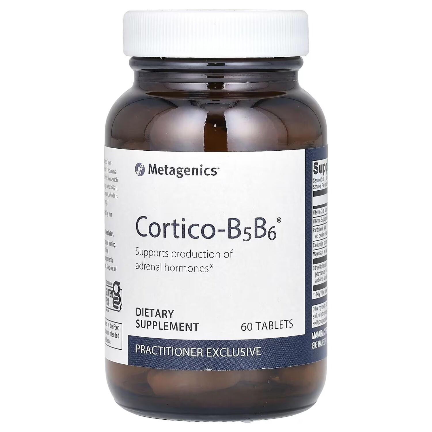 

Cortico-B5B6, 60 таблеток Metagenics