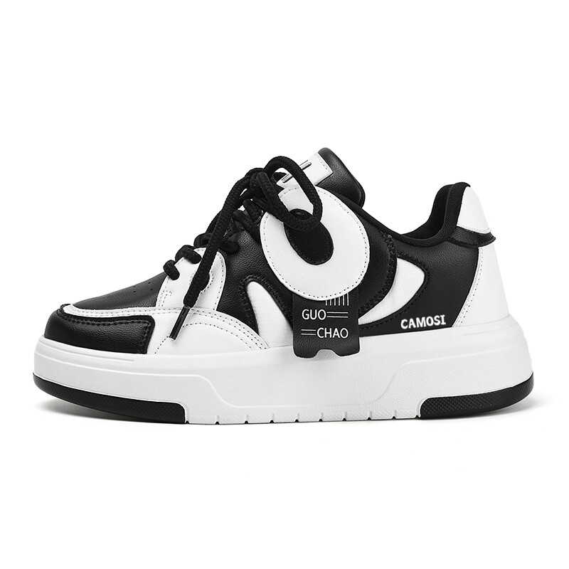

Кроссовки CAMOSI Skateboarding Shoes Unisex Low-top, белый/черный