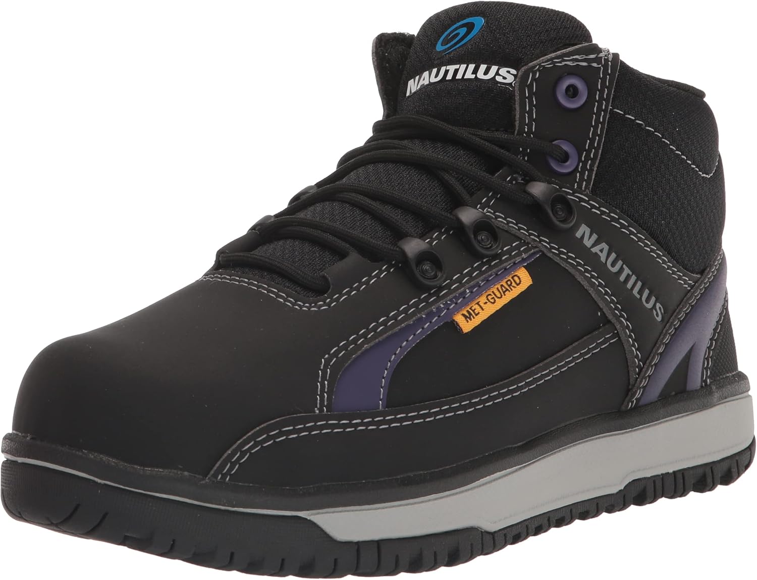 

Мужские городские промышленные ботинки Nautilus Safety, черный/фиолетовый