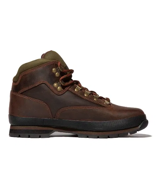 Ботинки Timberland Euro Hiker Leather из натуральной кожи, темно-коричневый — фото 4