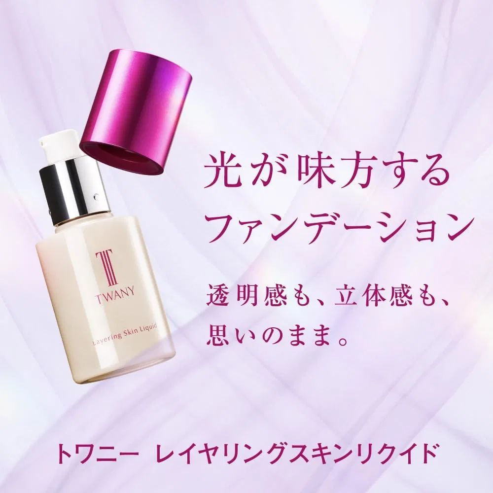 Тональная жидкость Twany Layering Skin Liquid Ochre B 30 мл SPF23 PA++ бежевый — фото 3