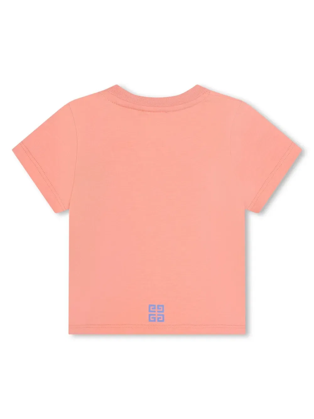 Хлопковая футболка с логотипом Givenchy Kids, розовый — фото 2