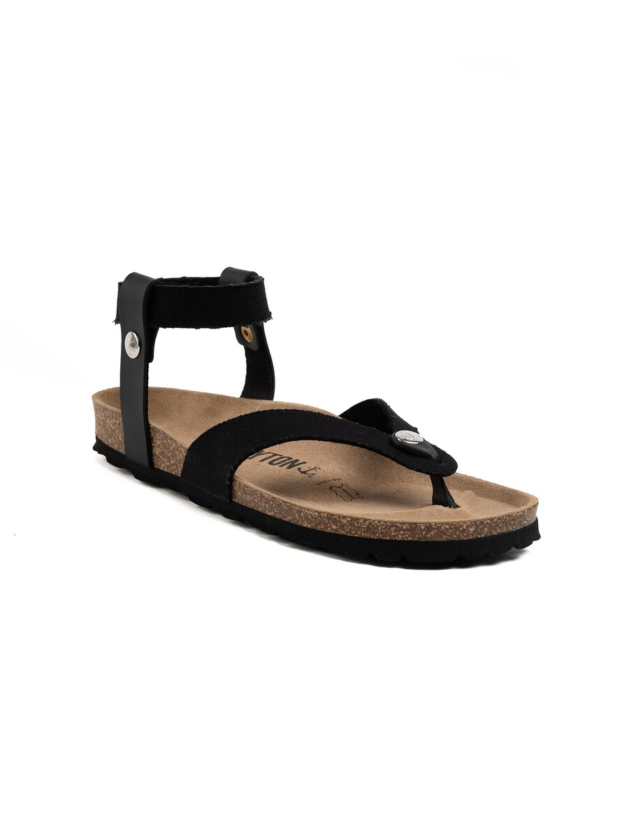 Сандалии с т-образным ремешком Bayton T-Bar Sandals Spiral, черный — фото 3