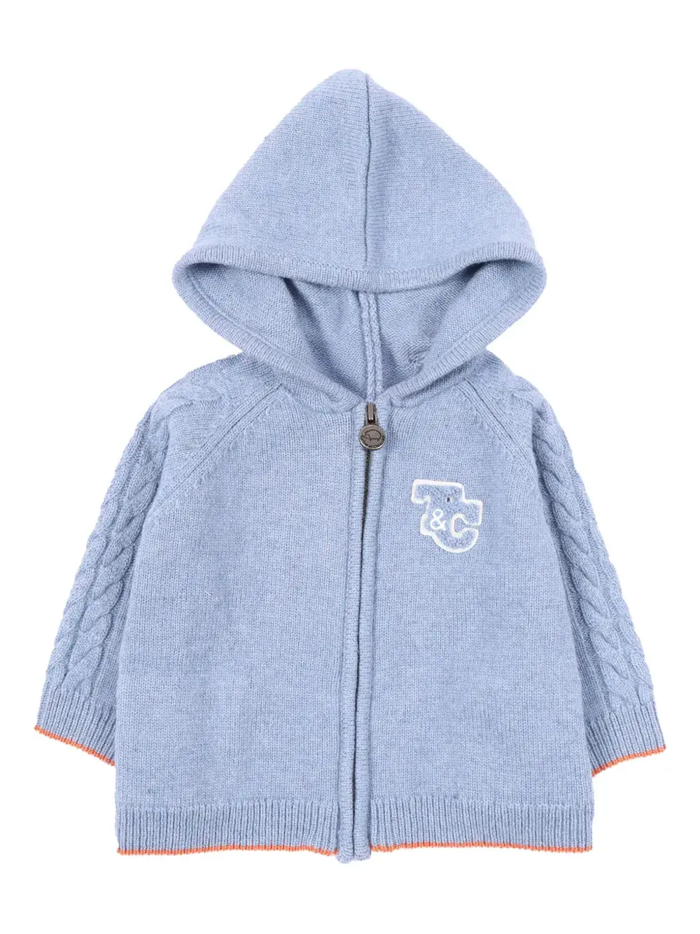 

Кардиган с капюшоном и косичками Tartine Et Chocolat, синий