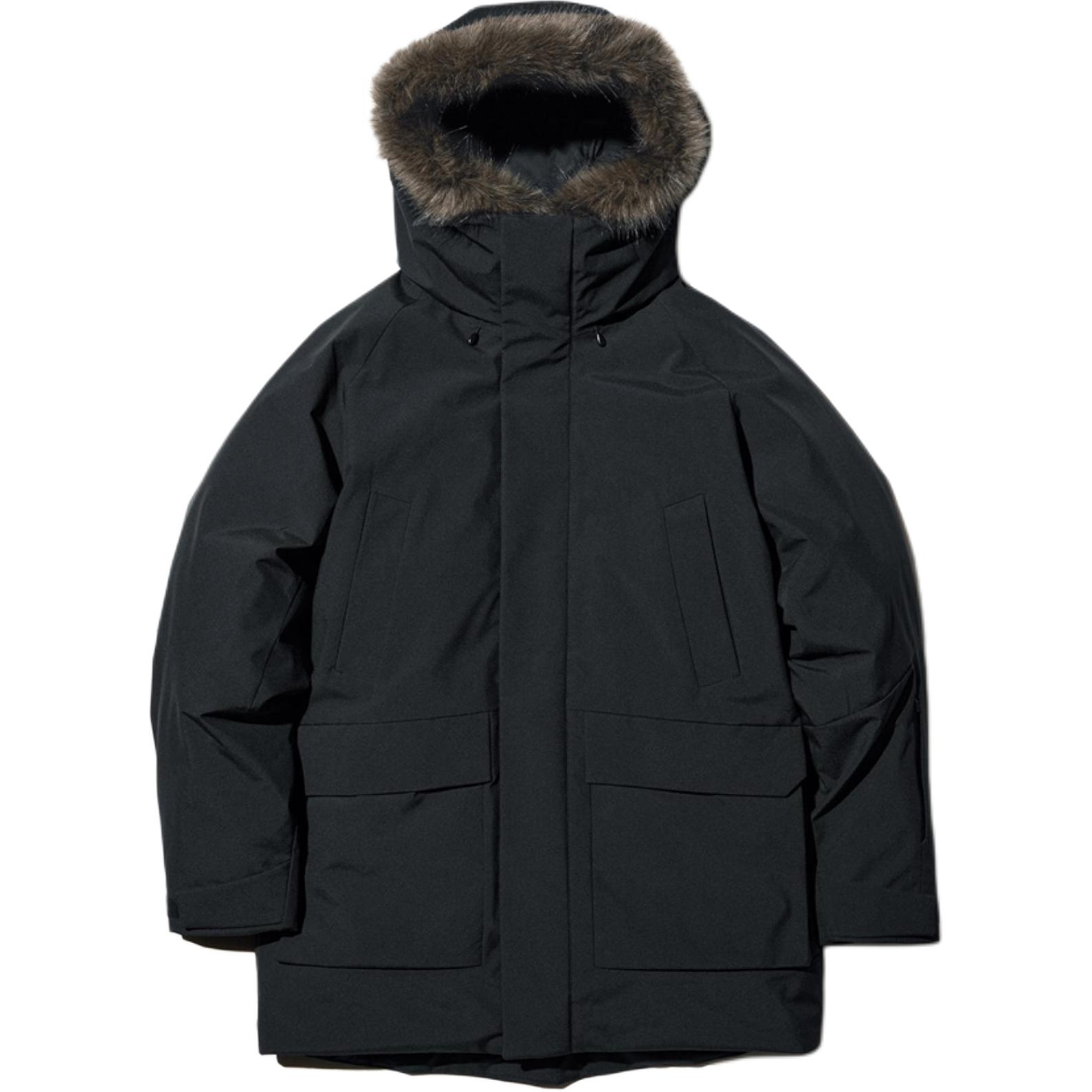

UNIQLO Пуховик унисекс черный, Black