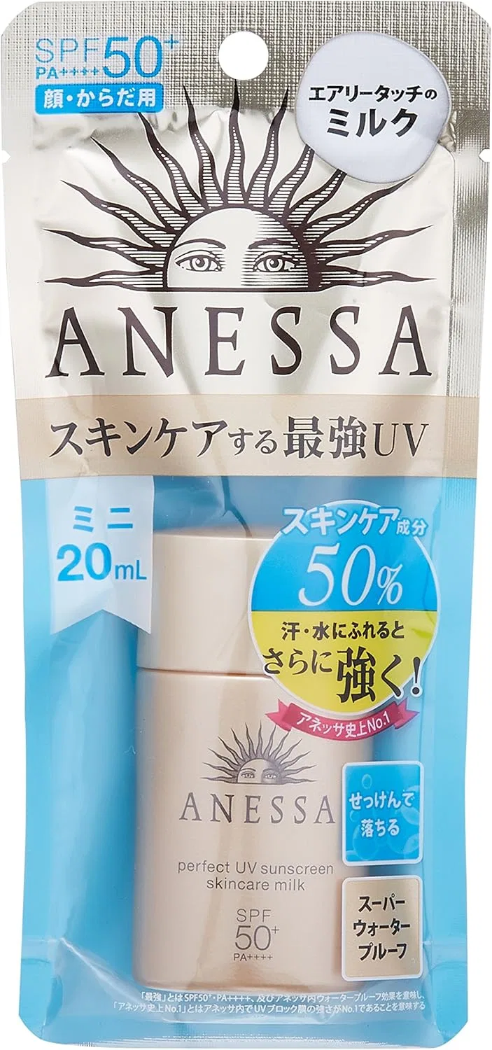 Солнцезащитное молочко ANESSA Perfect UV Skin Care Milk Mini SPF50+/PA++++ 20 мл — фото 2