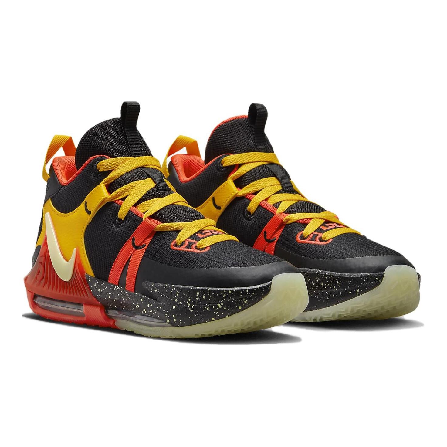 Баскетбольные кроссовки Witness 7 Kids GS Nike, черный/желтый — фото 4