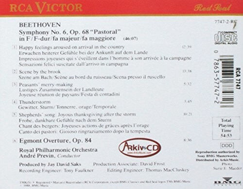 

CD диск Rpo / Previn, Andre: Sym No 6