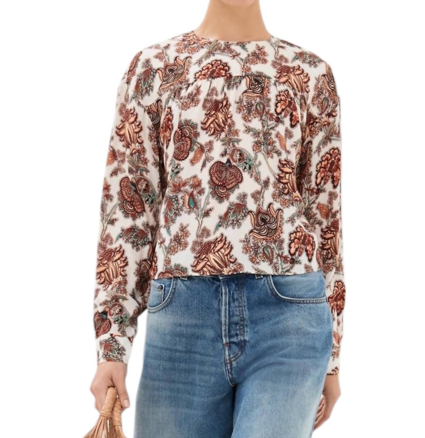 

Блузка Esen в цвете фрезии Ulla Johnson, цвет freesia