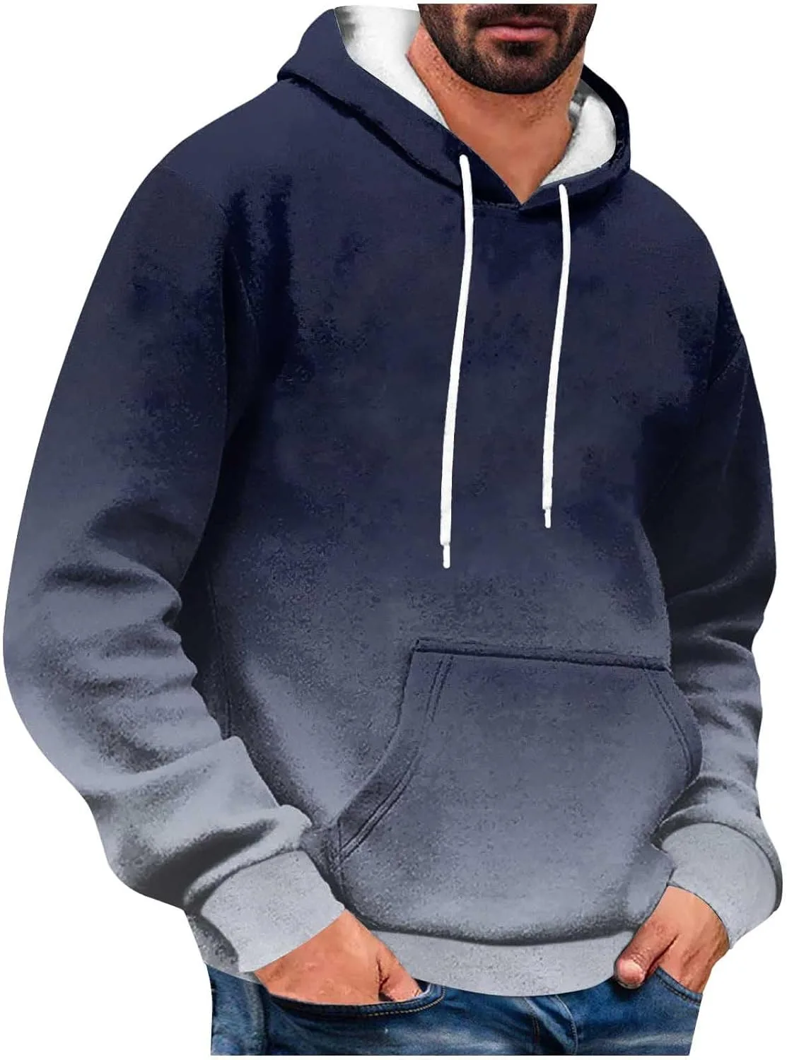 

Мужской спортивный худи с длинными рукавами