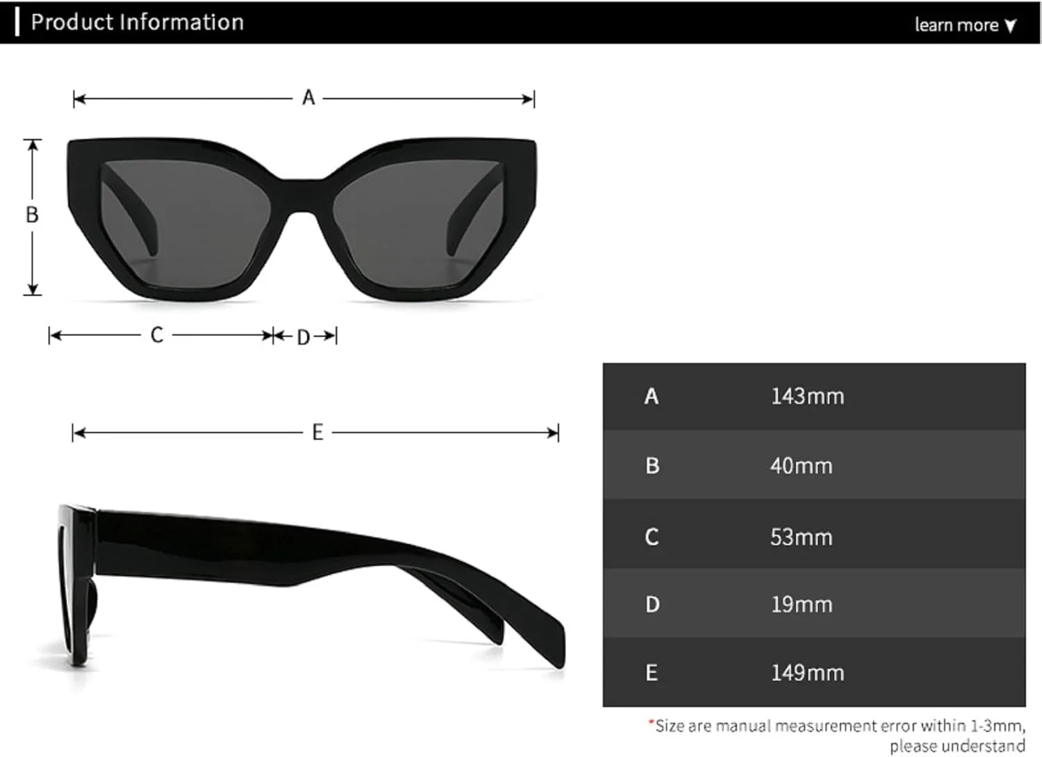 

Модные солнцезащитные очки «кошачий глаз» для женщин, винтажные квадратные панк-очки, многоугольные линзы, ретро-очки, защита от ультрафиолета UV400 N47 mincl, C2