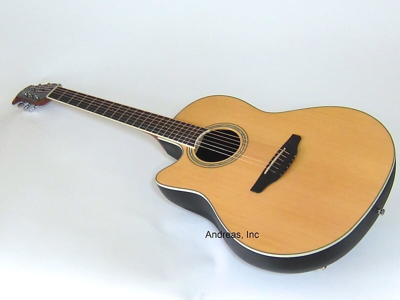 

Акустическая гитара Ovation Acoustic-Electric Guitar, Left Hand Lefty, Mid Depth Body - Natural