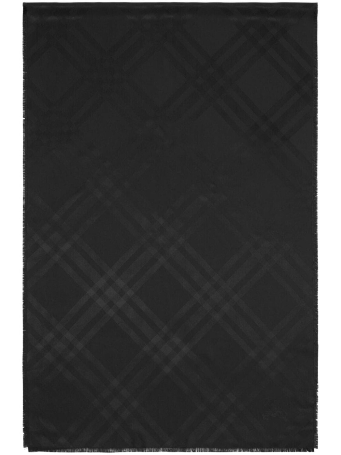 

Burberry шелковый платок в клетку, черный