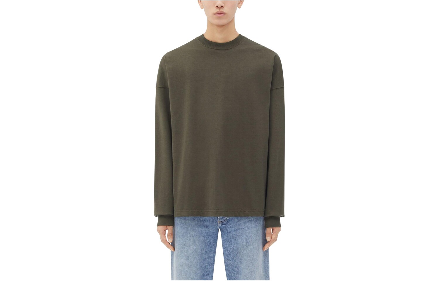 

Футболка мужская зеленая Bottega Veneta, зеленый