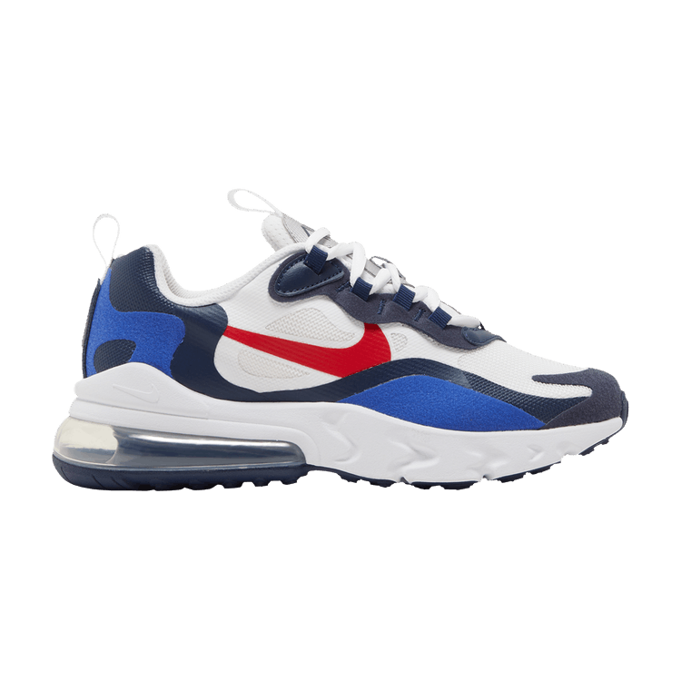 

Кроссовки Nike Air Max 270 React GS 'White Midnight Navy Red', белый