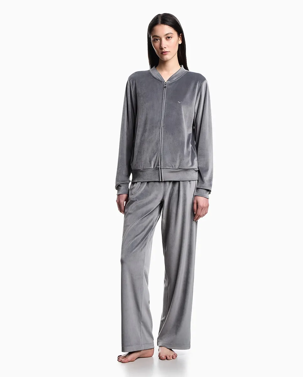 

Набор домашней одежды из плюша Emporio Armani, серый