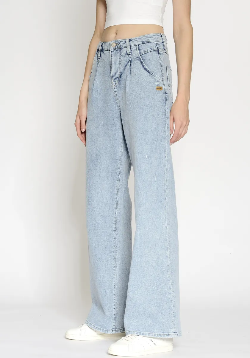 

Широкие джинсы GANG "94SILVIA", цвет Baby Vintage Wash