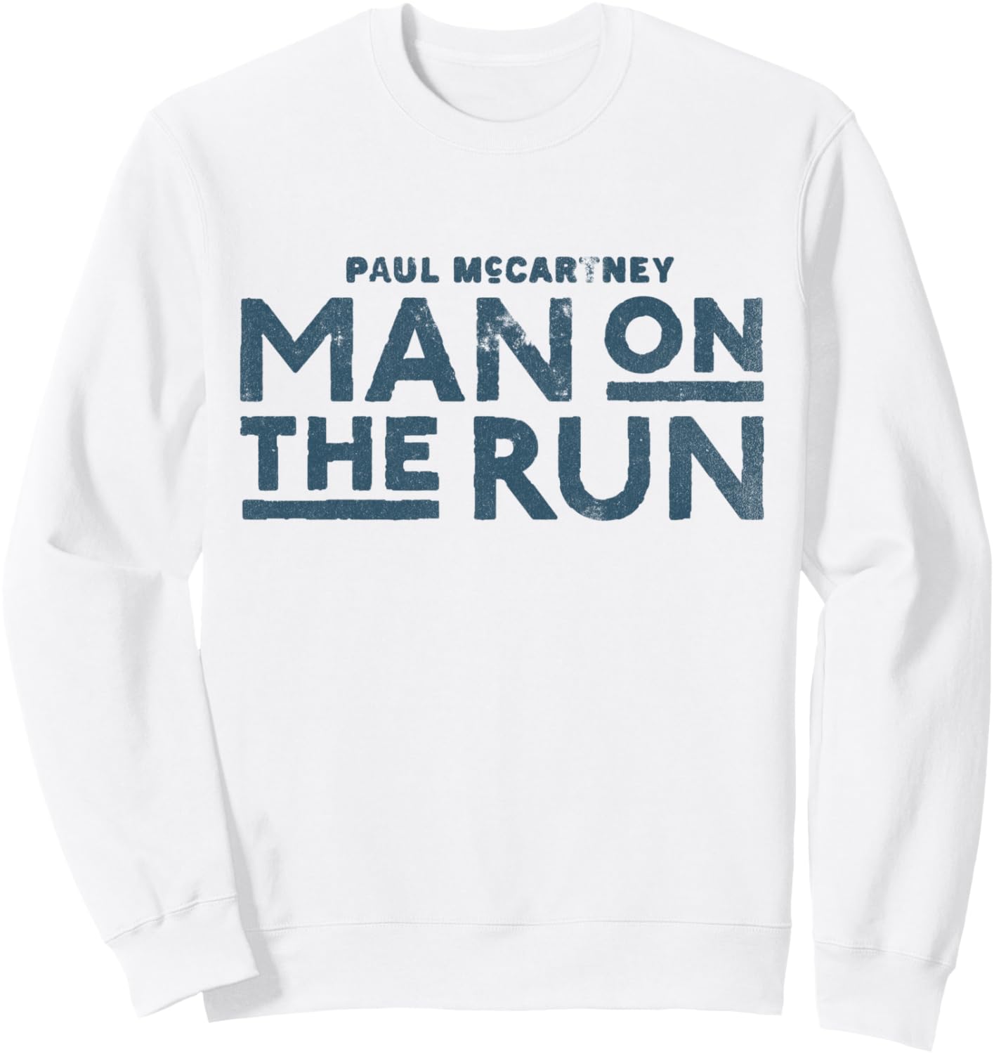

Официальная толстовка с надписью Paul McCartney Man on the Run, белый