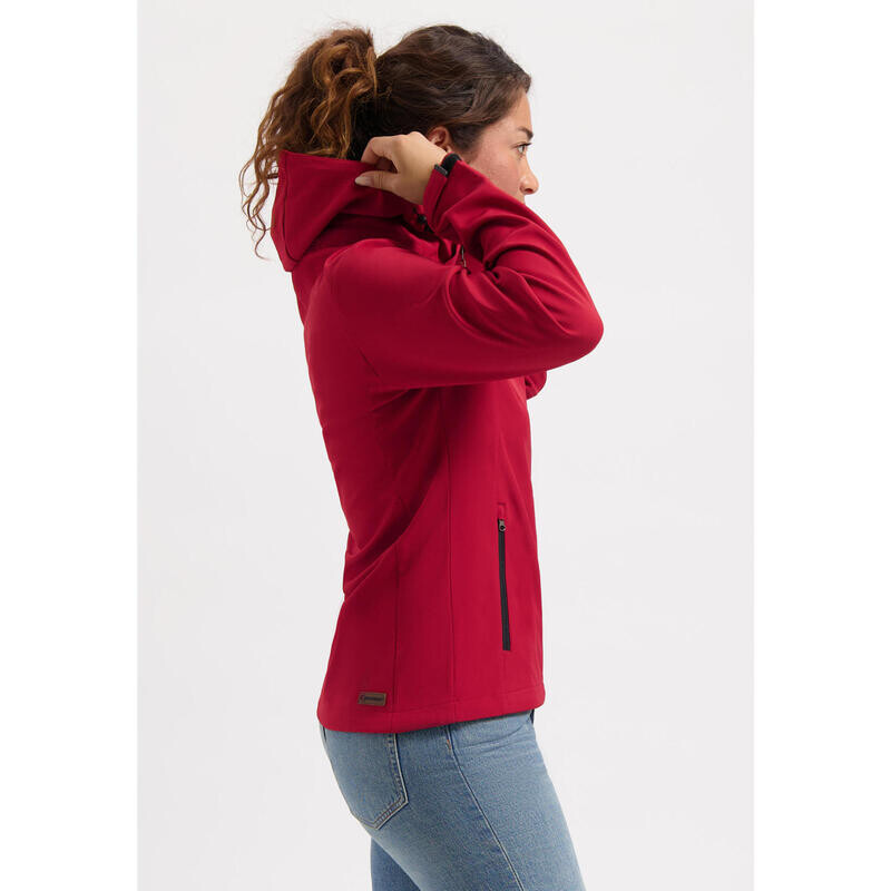 

Походная куртка из софтшелла на молнии - Женщины - Hella TRAVELIN' OUTDOOR, цвет rot