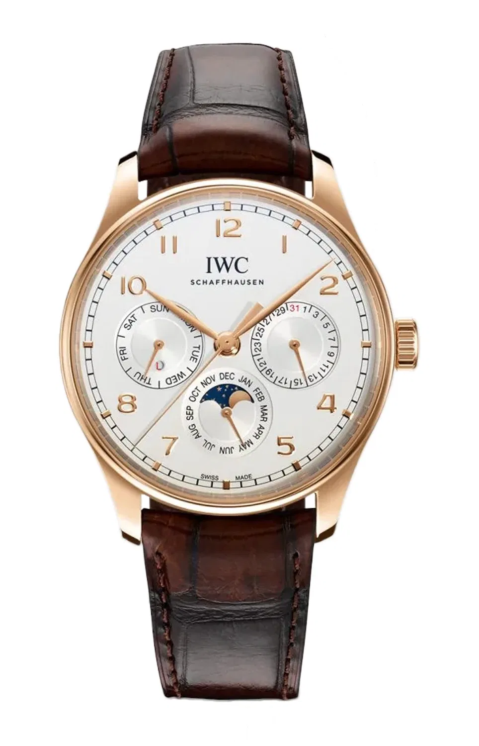 Portugieser Вечный календарь 42 - IW344202 IWC SCHAFFHAUSEN, золотой