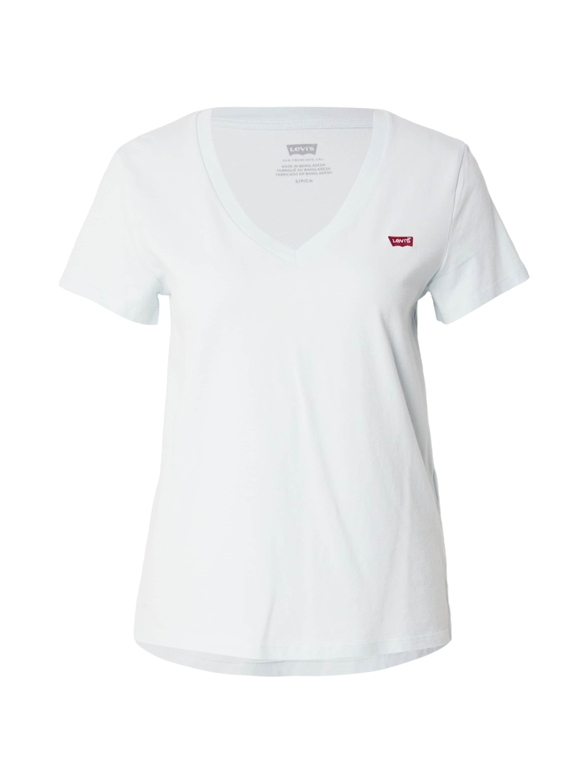 

LEVI'S Футболка 'The Perfect V-Neck' в пастельно-голубом цвете, Синий, LEVI'S Футболка 'The Perfect V-Neck' в пастельно-голубом цвете