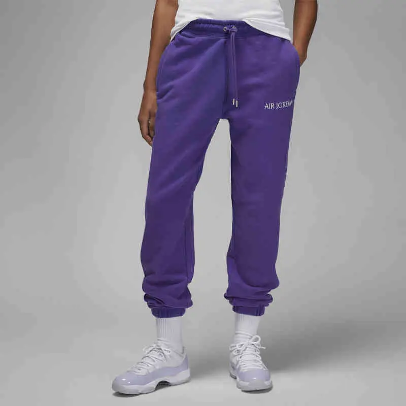 Спортивные штаны Wordmark Knitted женские Jordan, фиолетовый — фото 4