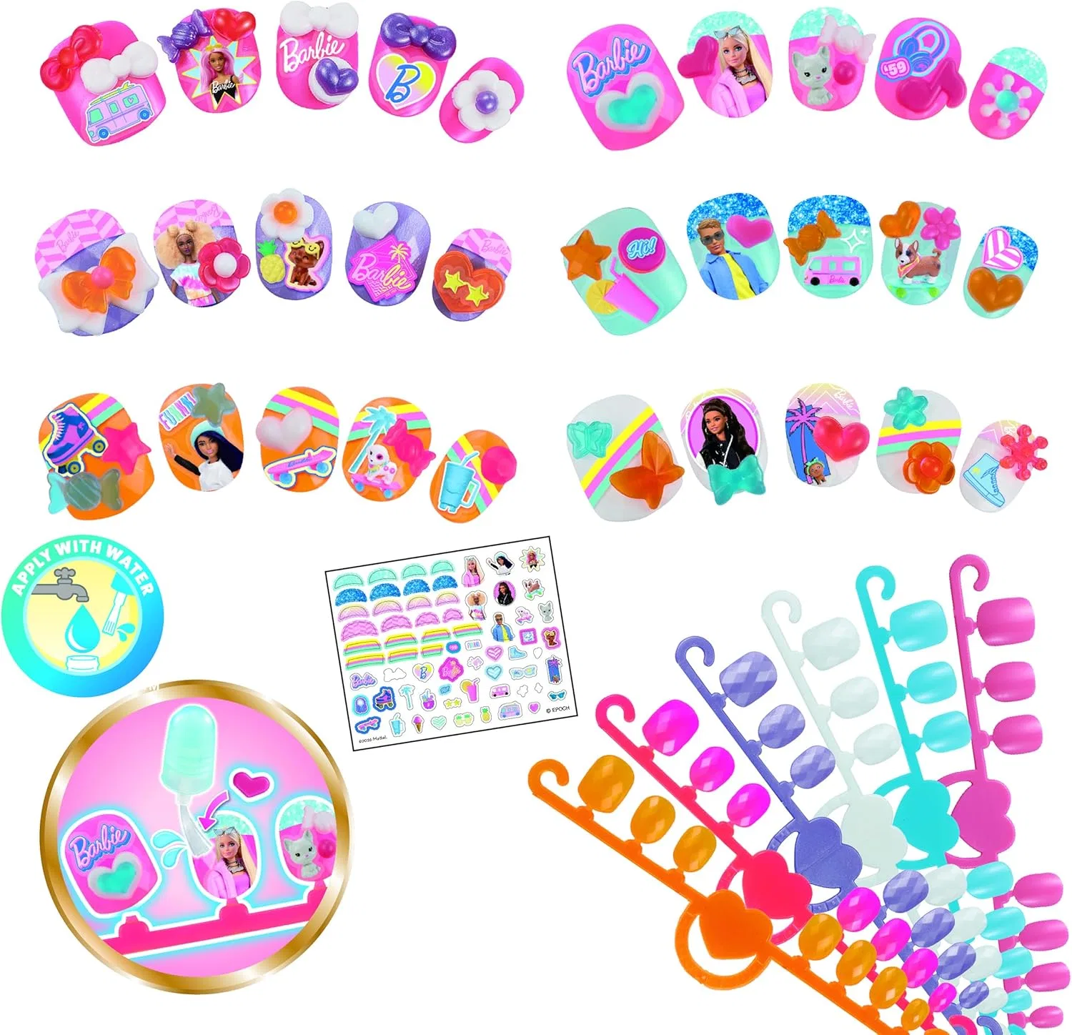 Набор для творчества «Barbie Nail Studio Refill Set» от Aquabeads Aquabeads — фото 2