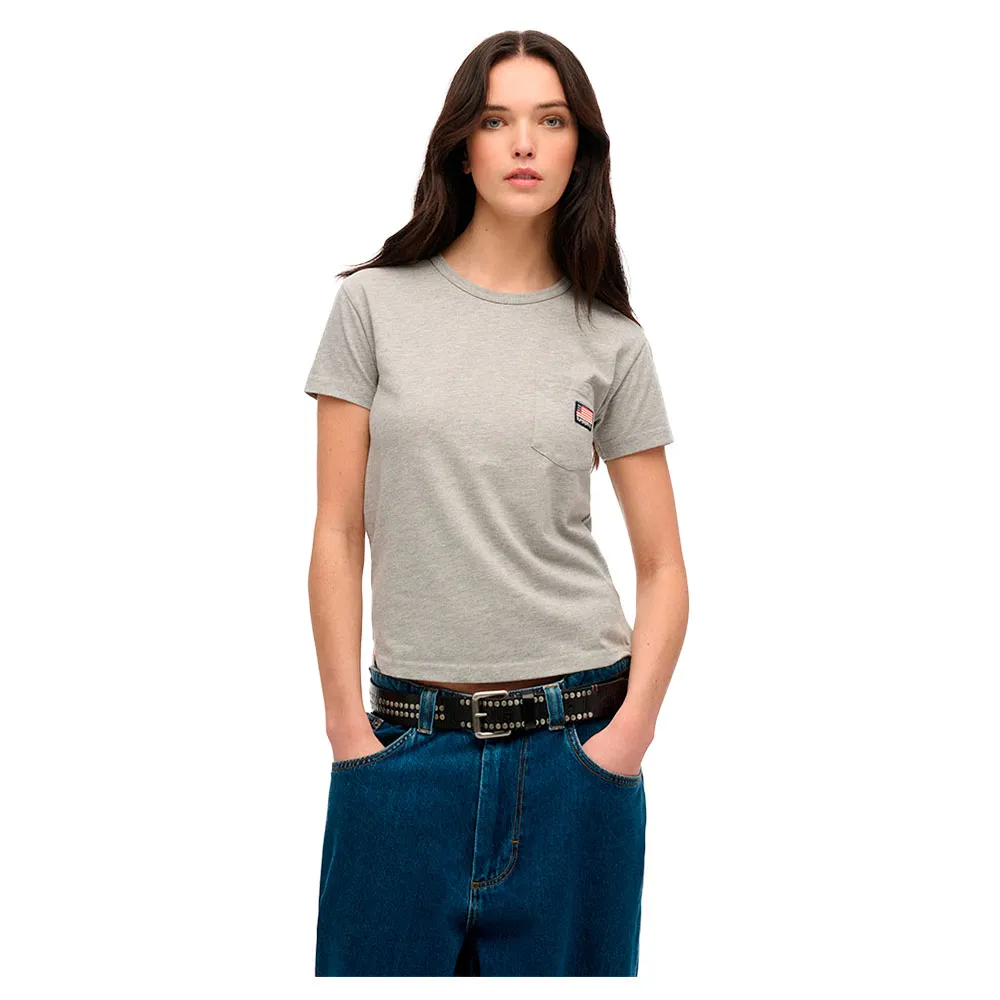 

Футболка с коротким рукавом Superdry Athletic Essential, серый