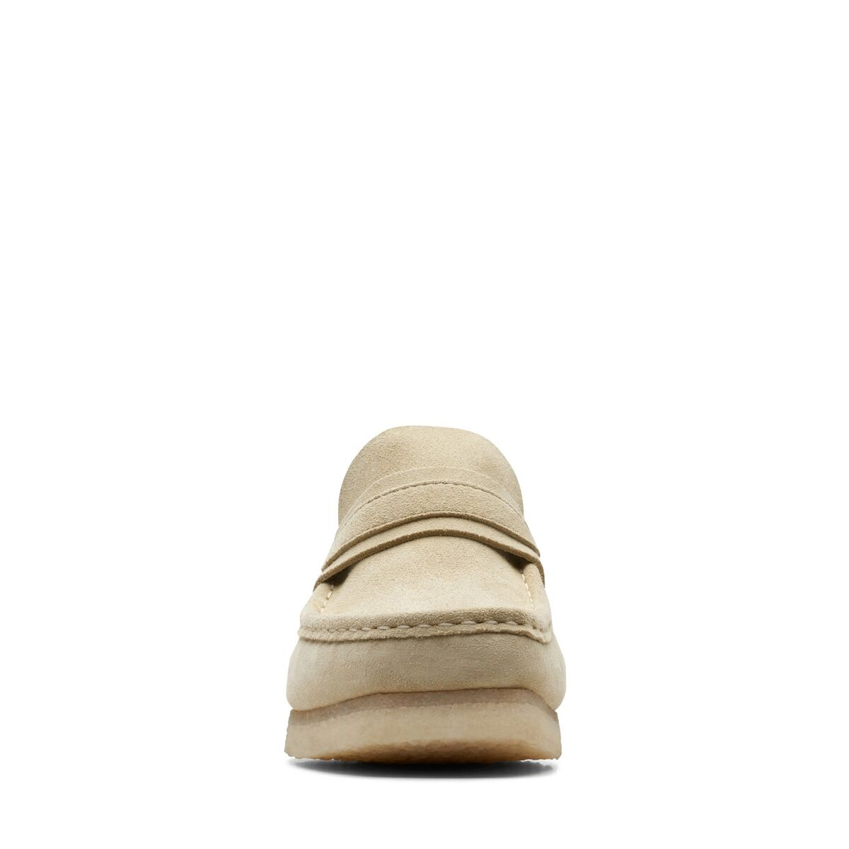 Лоферы Clarks Wallabee из замши, цвет «Клен» — фото 3