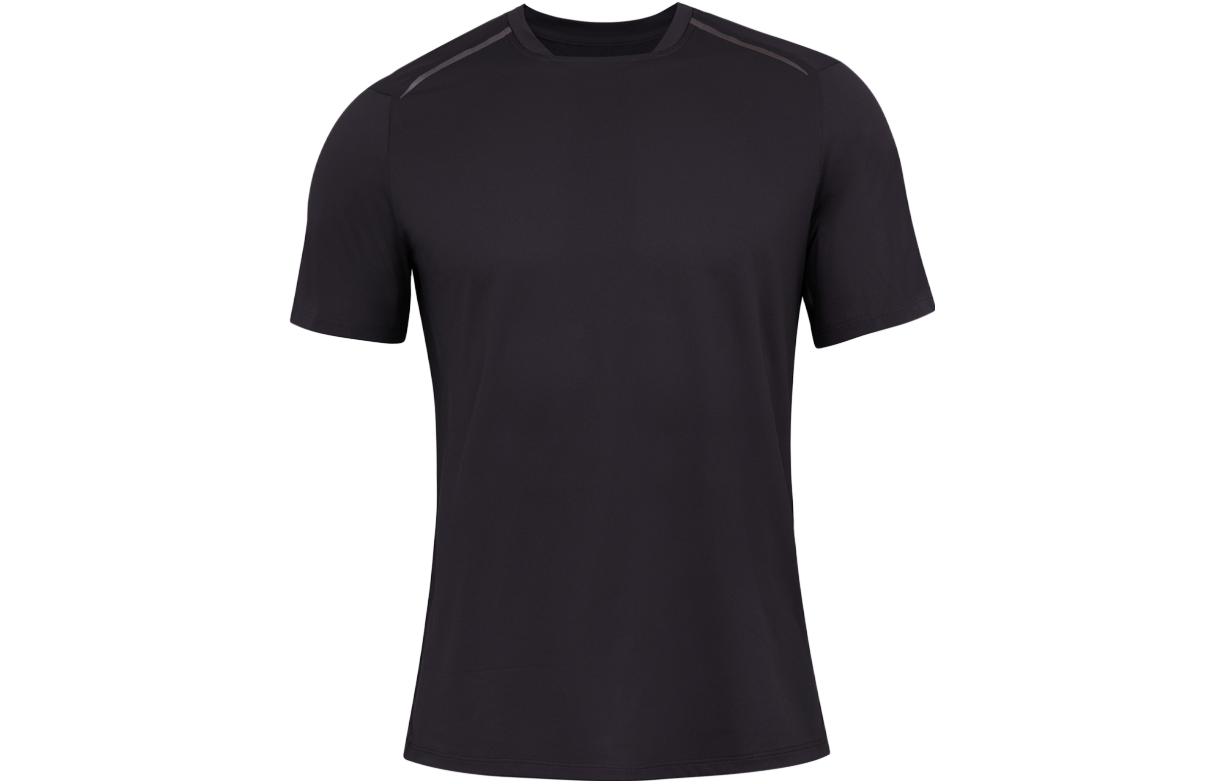 

Футболка Fast And Free Men's Lululemon, Черный Цветочный Гранит/BGNT