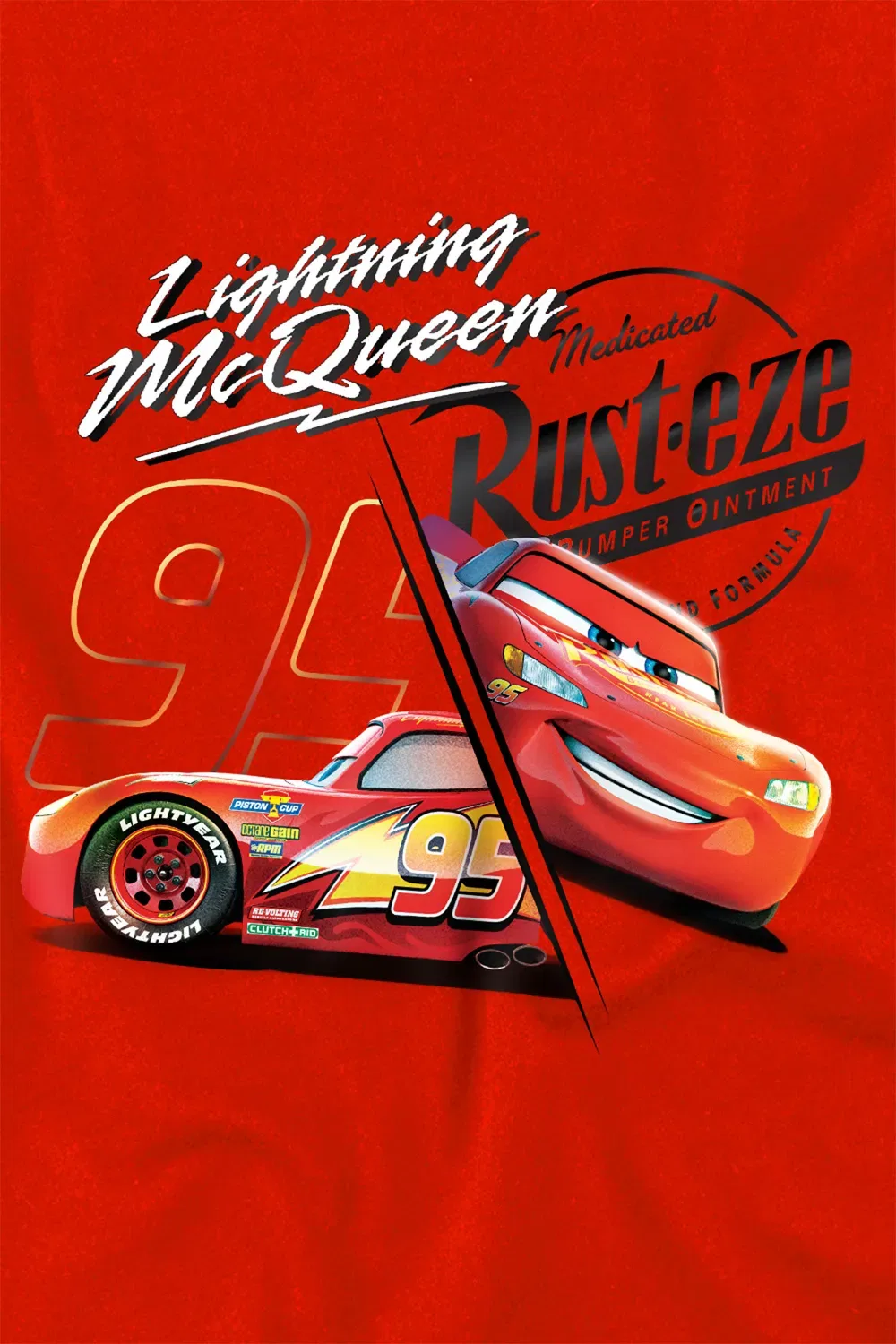 Футболка для мальчиков Lightning McQueen Rusteze красный Disney, красный — фото 2