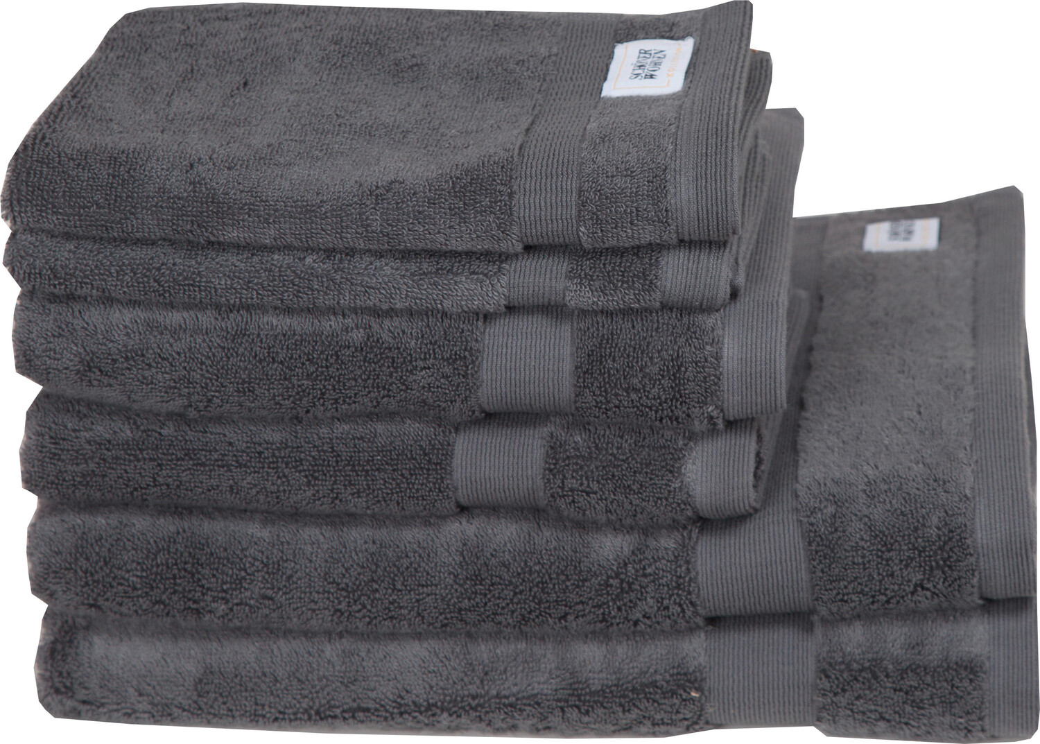 

Полотенца для рук terry set sw-cuddly 6 шт Schöner Wohnen, антрацитовый