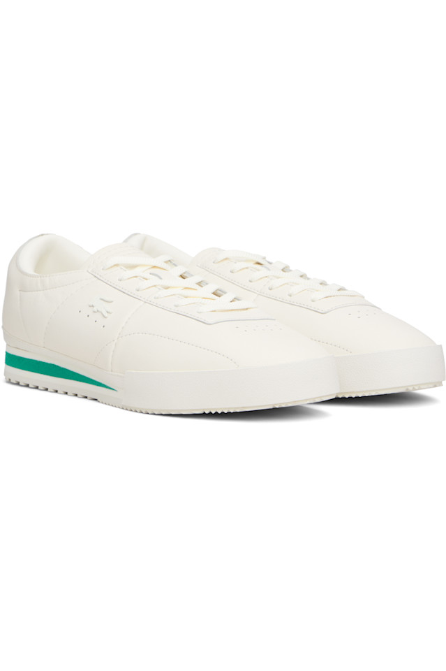 Lacoste Кроссовки Off-White Aura из кожи — фото 4