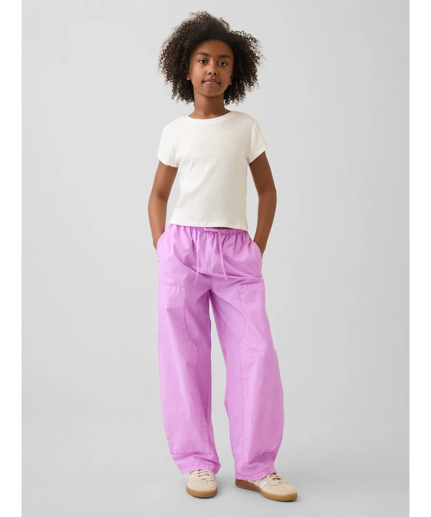 Детские брюки GAP Relaxed Fit Easy Waist Pants — фото 3
