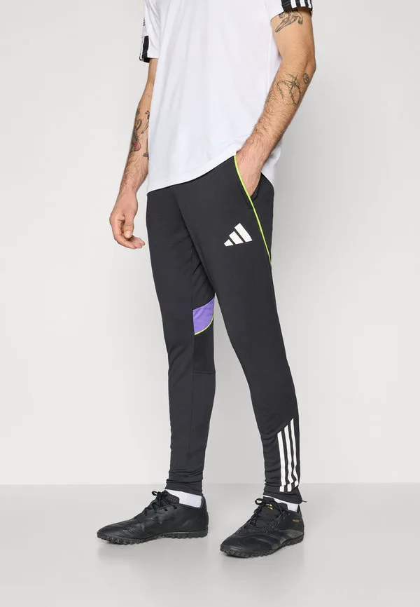 Тренировочные спортивные штаны tiro25c Adidas Performance, Black/Purple Rush