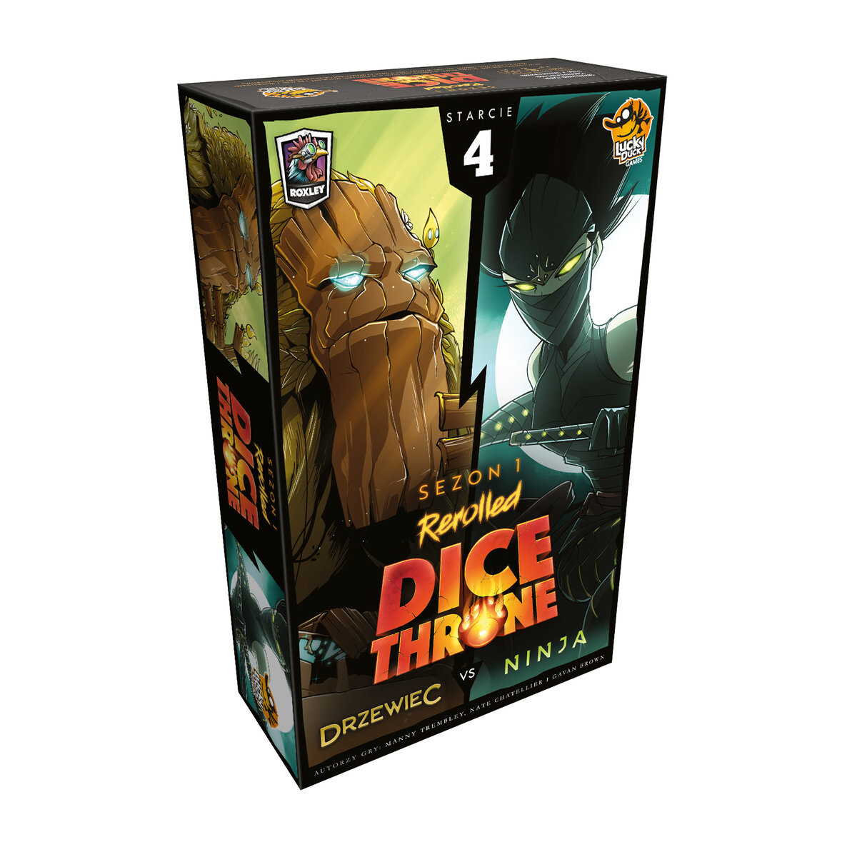 

Игры Lucky Duck, Dice Throne Card и игра в кости – Clash 4: Treebeard vs. Ninja Lucky Duck Games