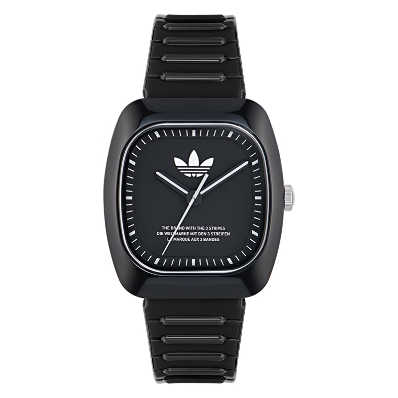 

Adidas Originals Часы Adidas Wrist Watch Quartz Movement 39mm White Dial Unisex, Simple Black