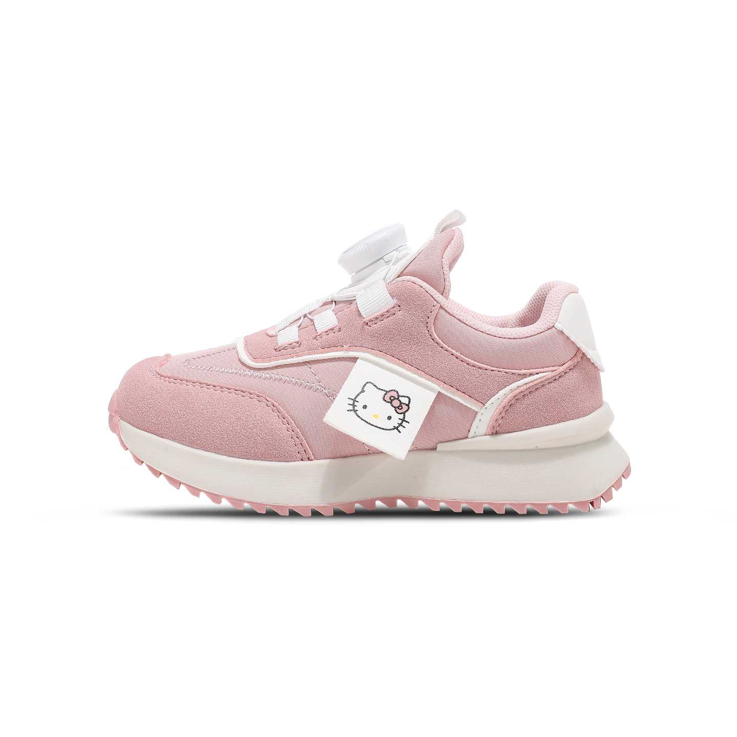 

Hello Kitty x Synthetic Leather, Textile Low top детские кроссовки для повседневной носки Sanrio, розовый