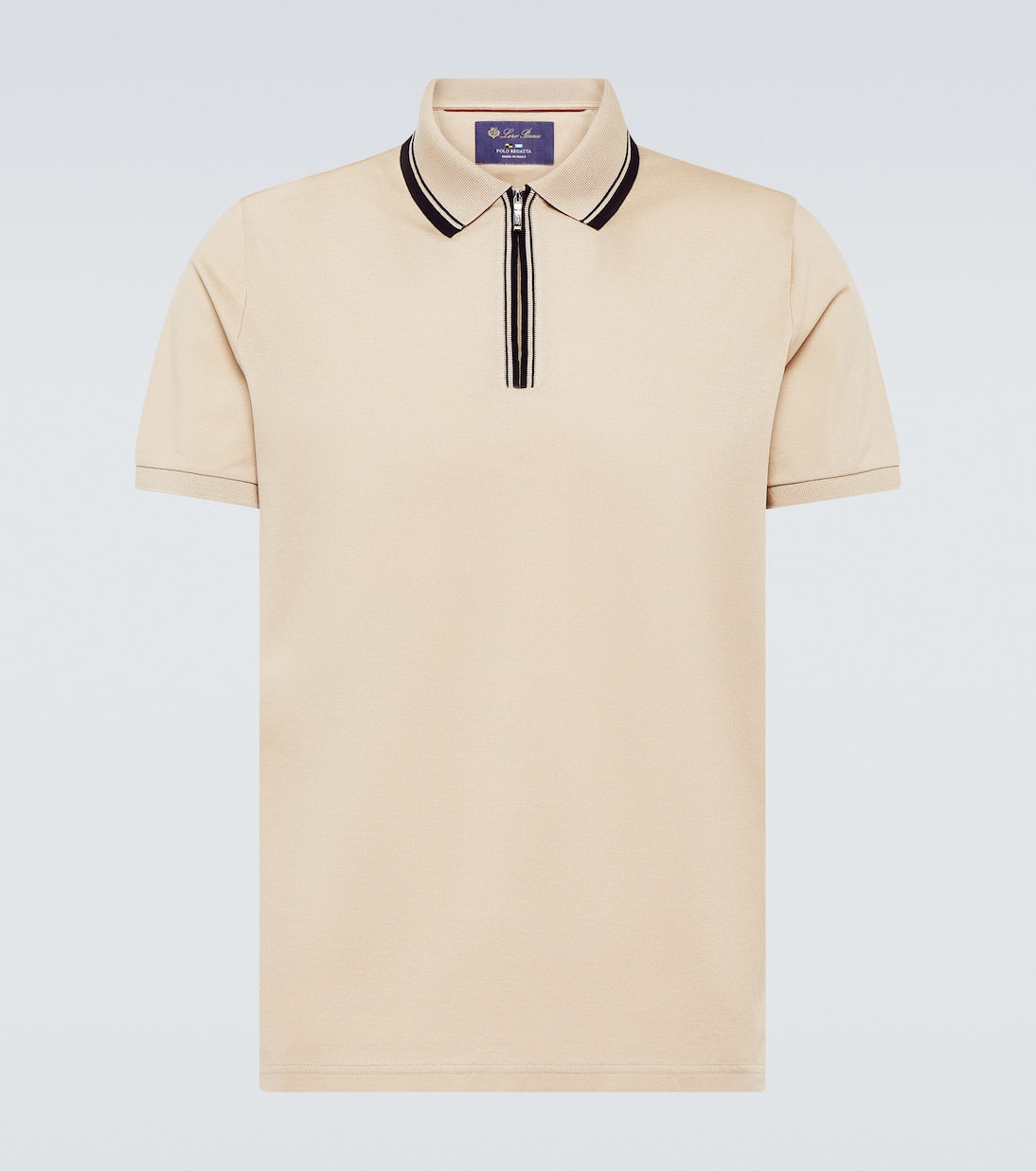 

Поло из хлопковой смеси Regatta Loro Piana, Rammed Beige