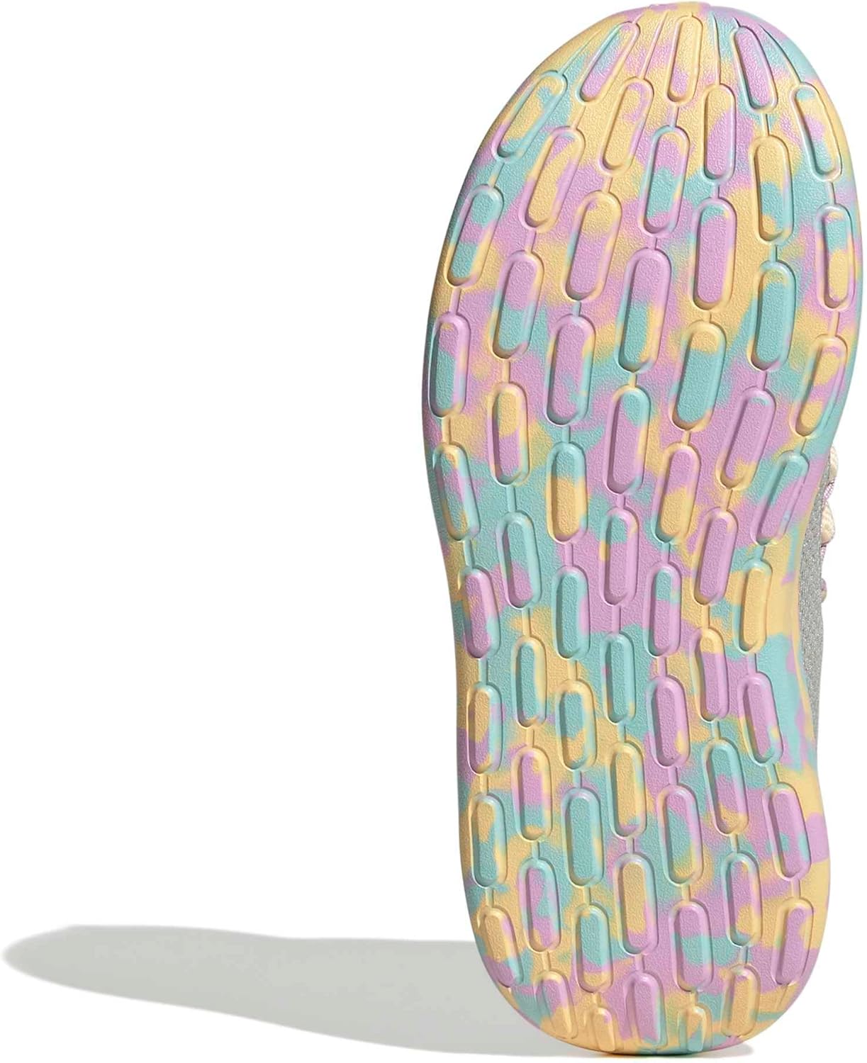 Беговые кроссовки adidas Kids Lite Racer Adapt 7.0, оранжевый/серый/сиреневый — фото 3