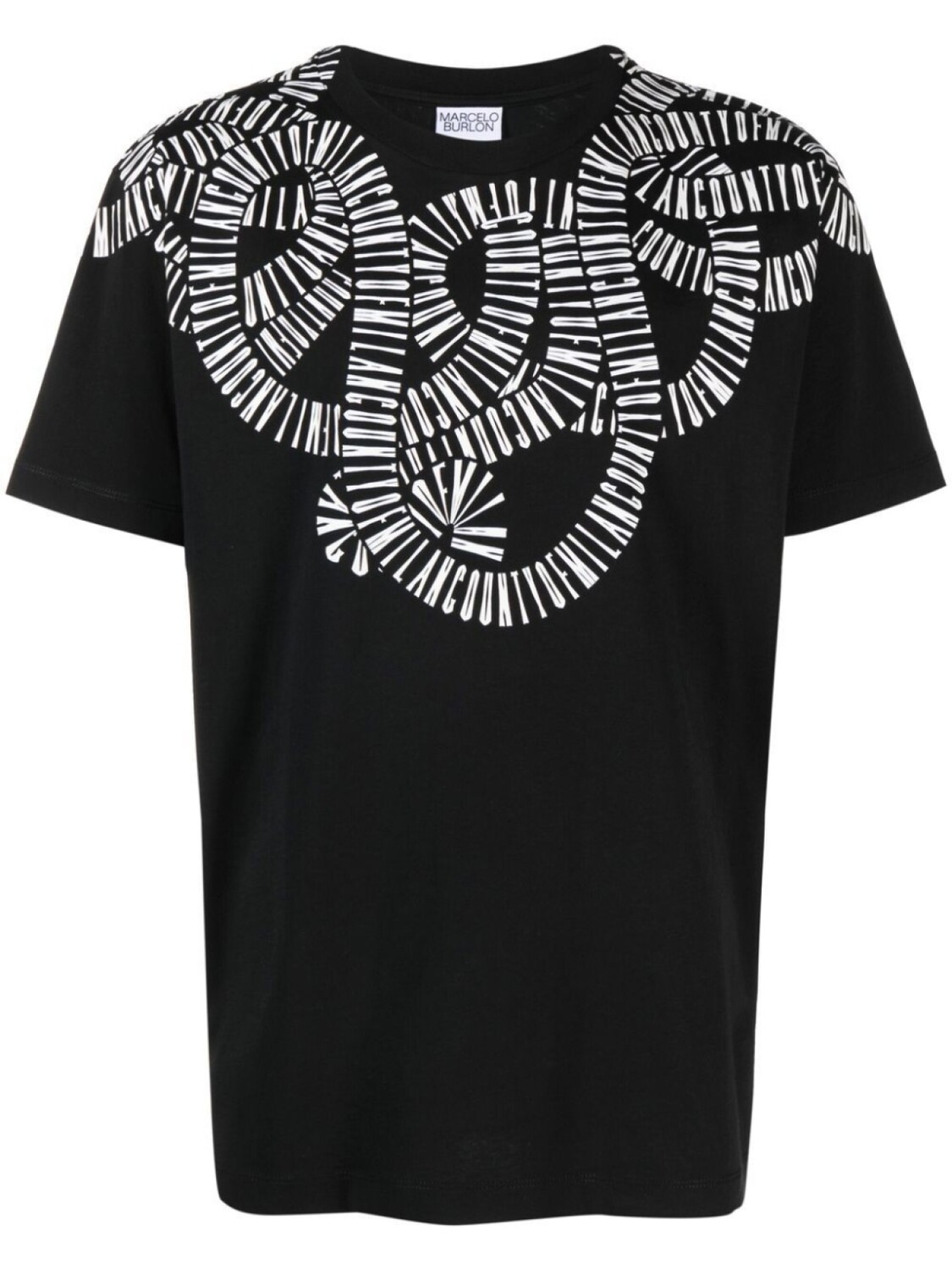 

Marcelo Burlon County of Milan футболка с графичным принтом, черный
