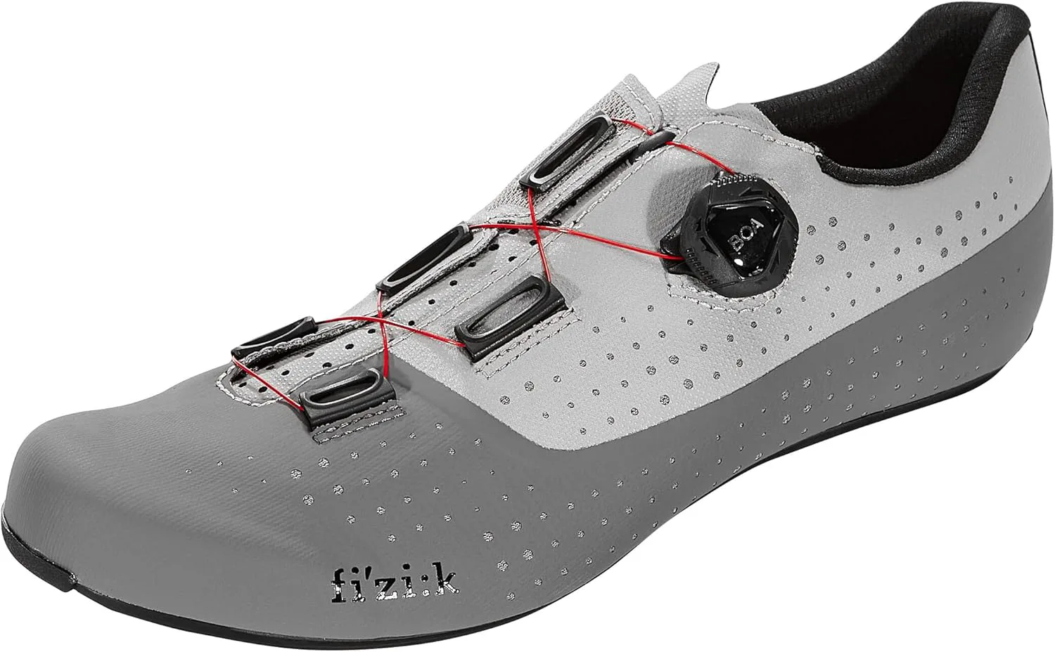 

Мужские классические велосипедные туфли Fizik, серый красный