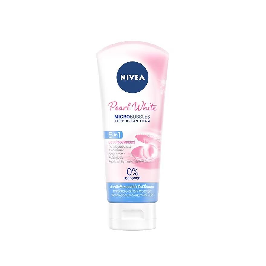 

Nivea White Pearl 5in1 Увлажняющая пенка-филлер 100 г, Pink