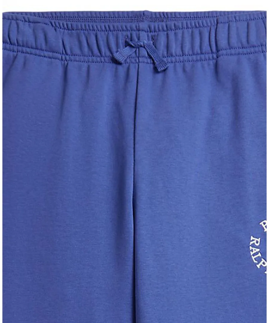 Детские спортивные штаны из французской махровой ткани, размер 8-20 Polo Ralph Lauren, liberty синий — фото 3