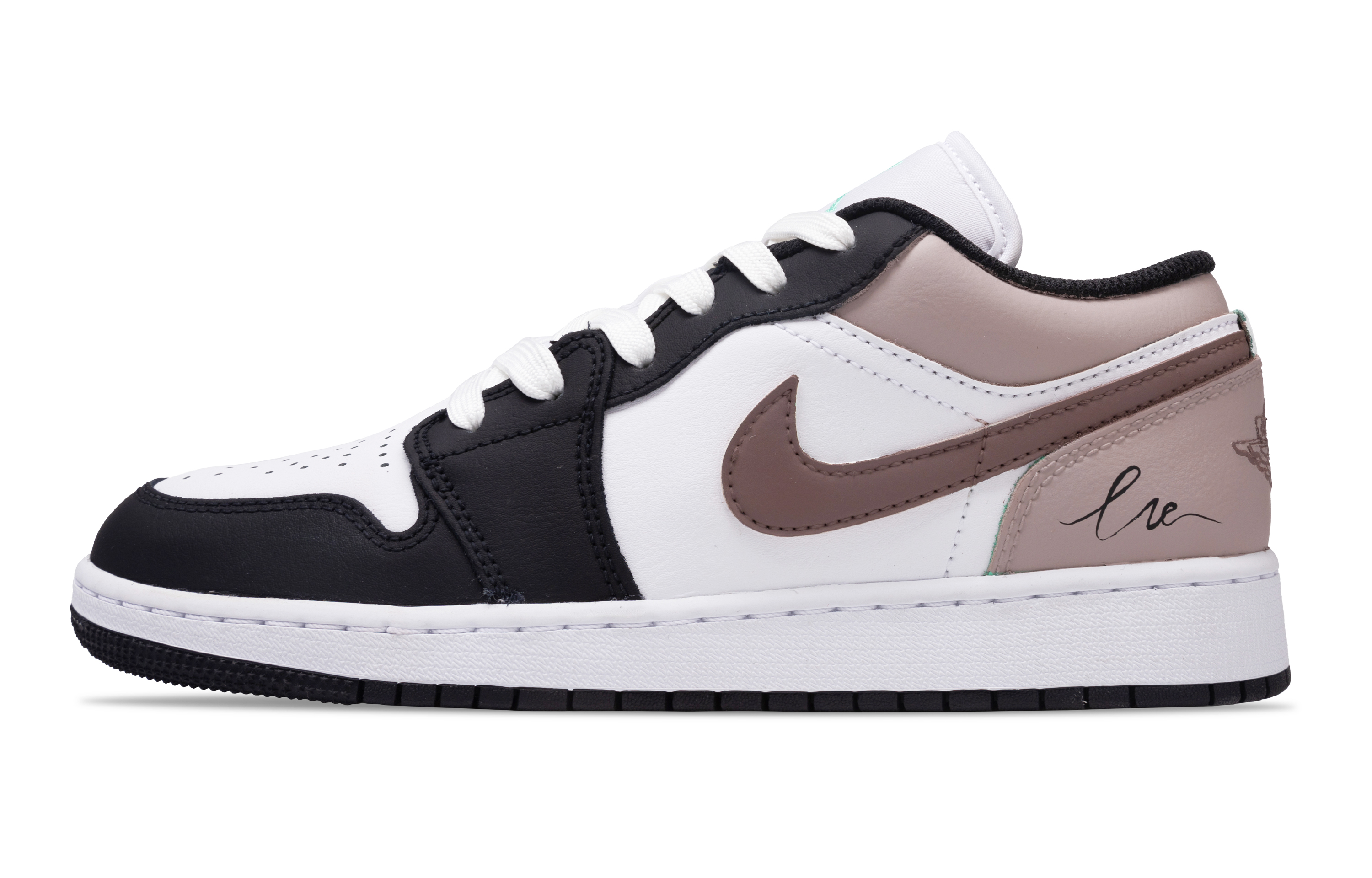 

Детские кроссовки для скейтбординга Air 1 LOW для подростков Jordan, розовый/коричневая