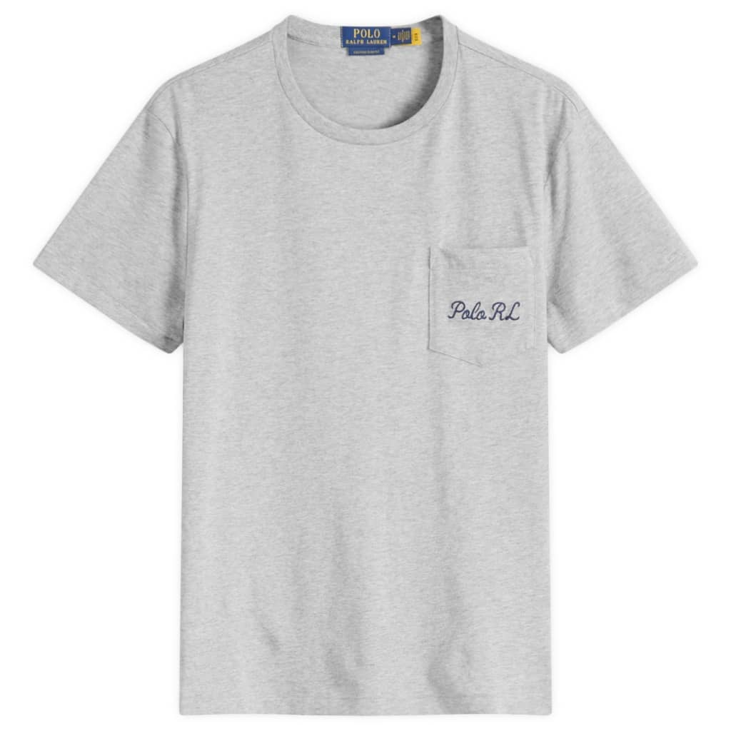 

Футболка с карманом Explorer Bear Polo Ralph Lauren, цвет andover heather explorer bea